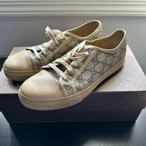 Rare Gucci Newman Marcus Exclusive Us  Men Size 7.5 Low Top Made In Italy